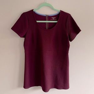 NWOT Motherhood Maternity Textured Peplum Top Size Medium